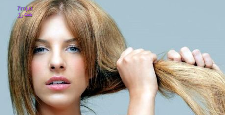 ترمیم موهای سوخته با دکلره