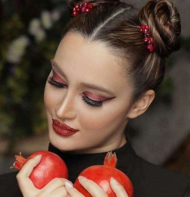 مدل آرایش ویژه شب یلدا