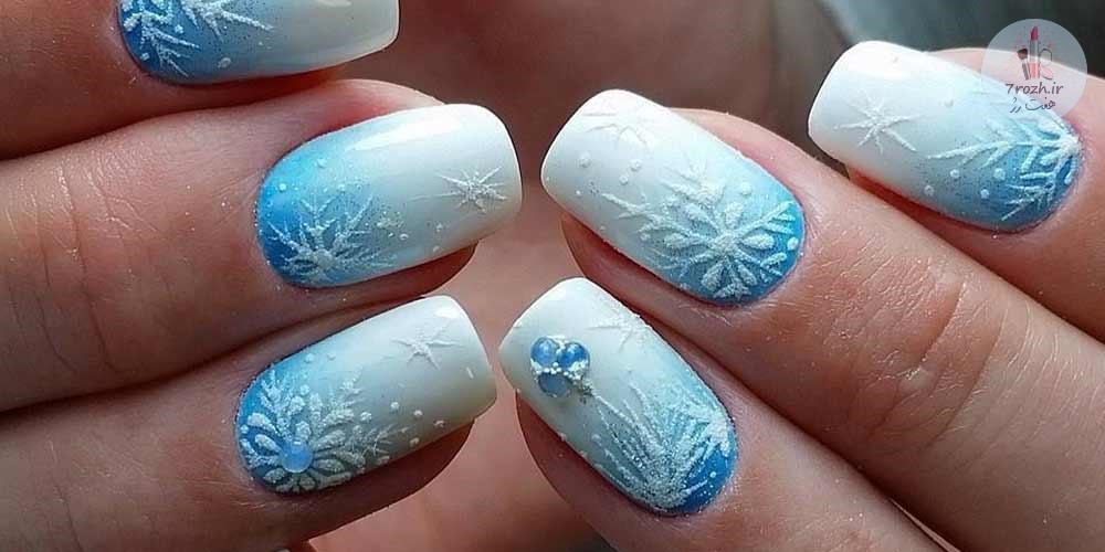 ترند طرح ناخن زمستانی سال ۱۴۰۰