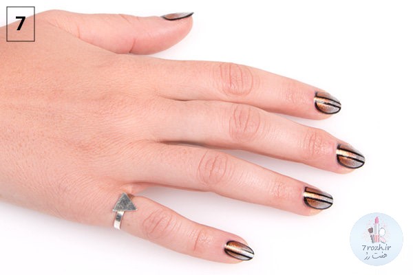 آموزش طراحی ناخن آمبره